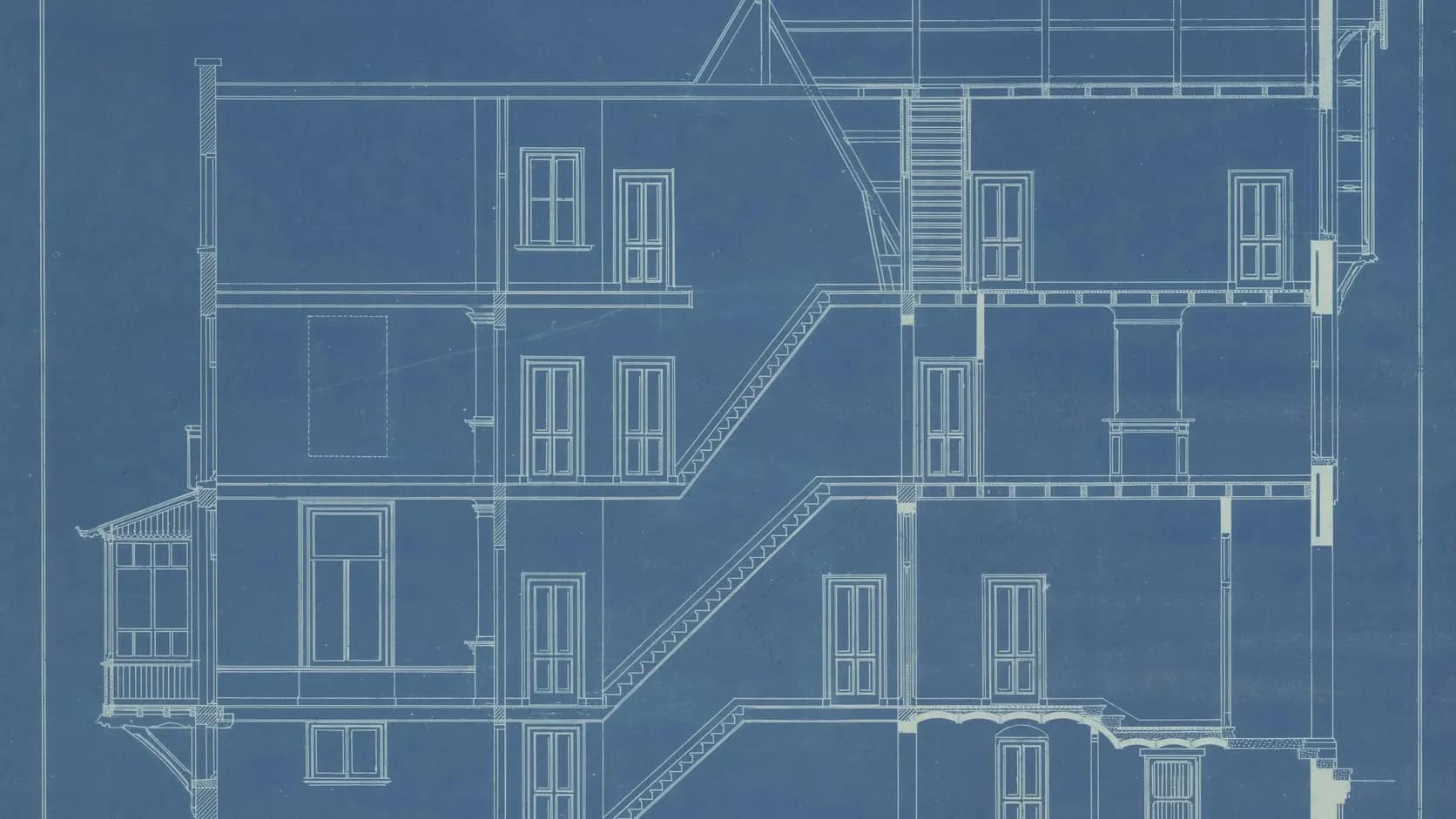 Compatibilização da climatização com a edificação | Schaltz Engenharia Planta técnica em corte de um edifício de vários pavimentos