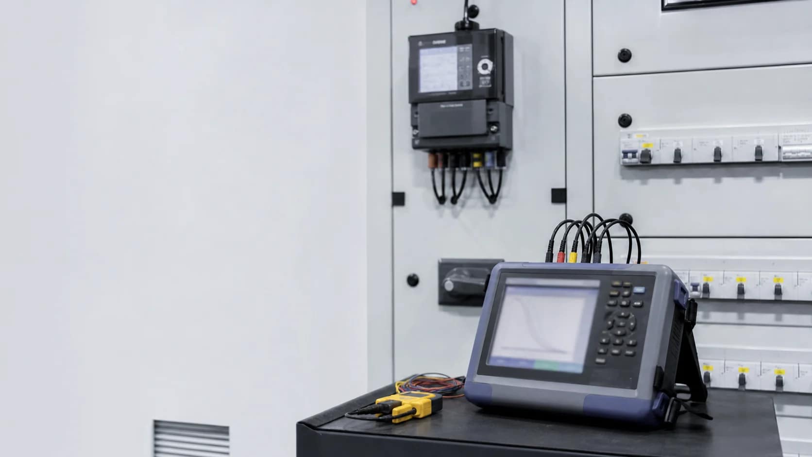 Gestão de demanda de energia | Schaltz Engenharia Medição de demanda elétrica com analisador de energia portátil