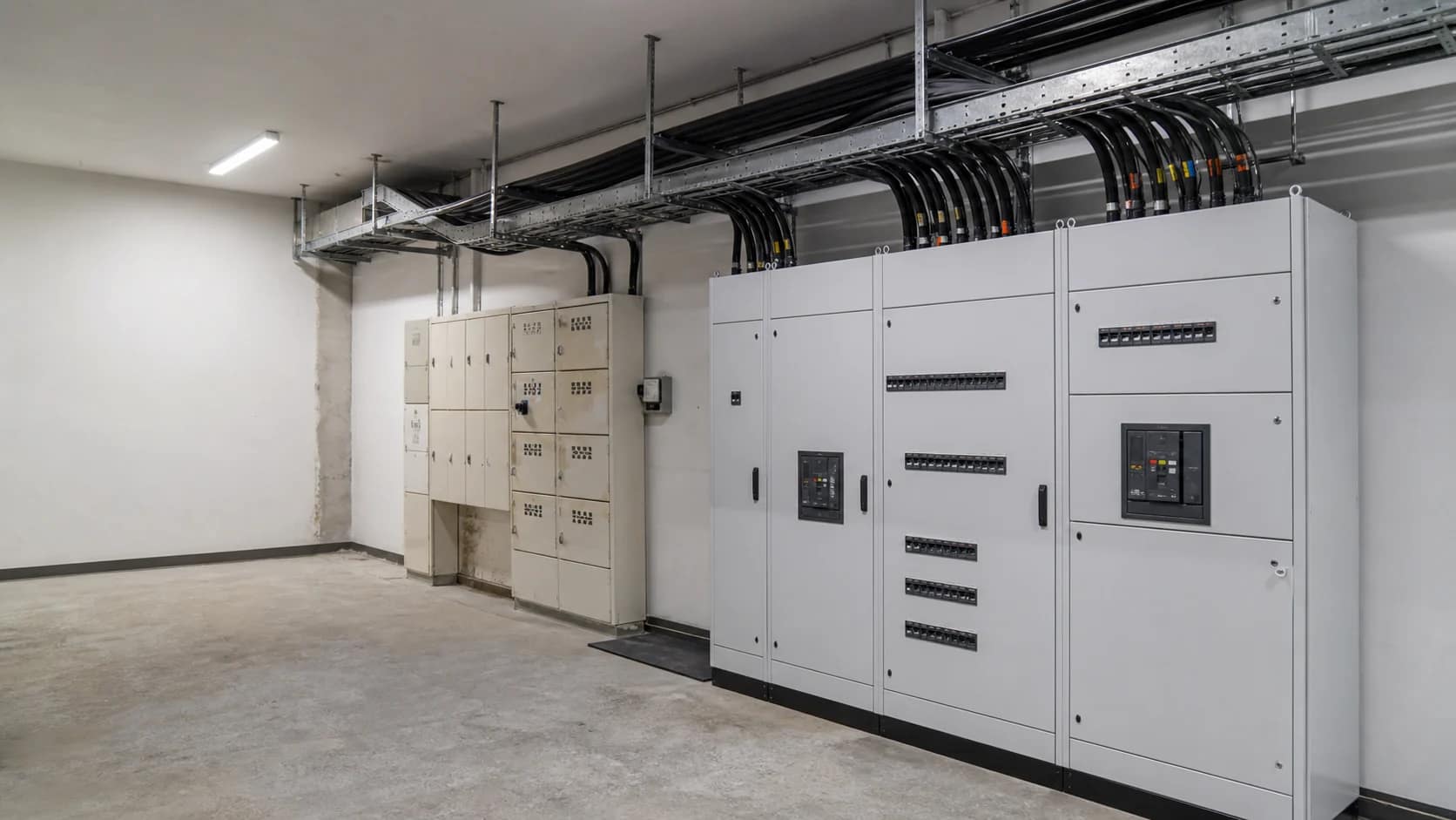 Modernização de painel elétrico em instalação comercial ou industrial